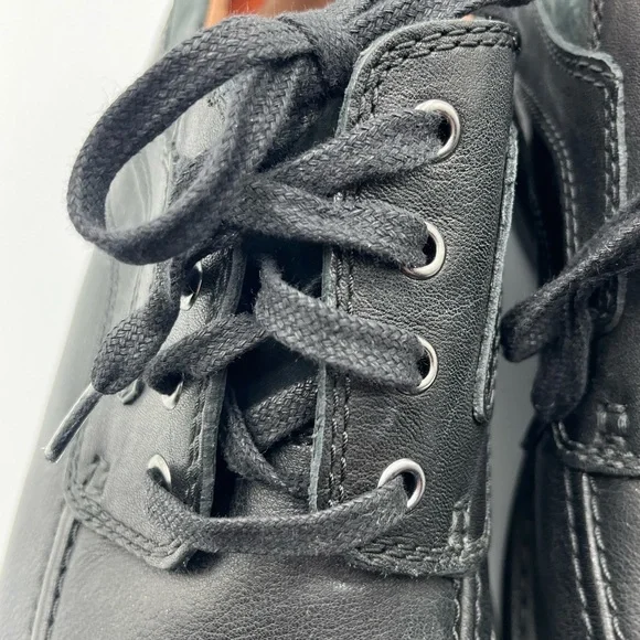 Men’s Clark’s Unstructured Black Leather Oxfords Size 11 - Picture 16 of 16